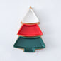 Christmas Tree 4Pc Ceramic Serving Snack Dish & Board