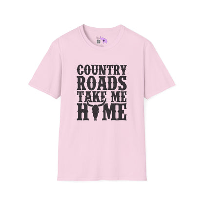 Country Roads Take Me Home Adult T-shirt