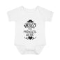 Hello The Prince Is Here Infant Baby Rib Bodysuit