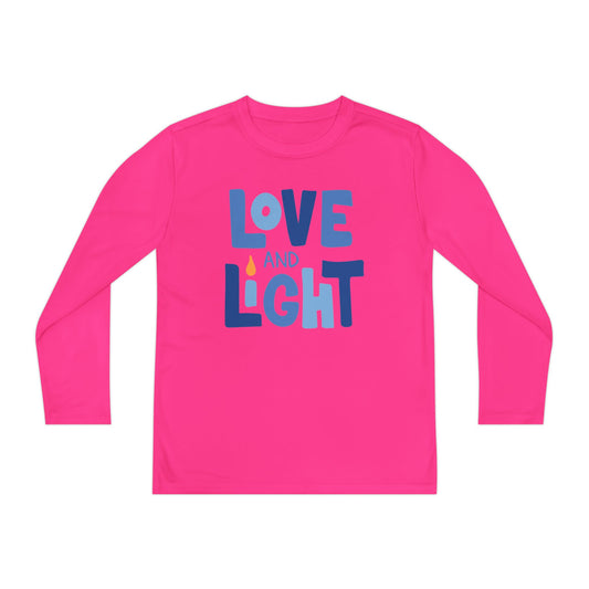 Hanukkah Love & Light 2 Youth Long Sleeve Tee