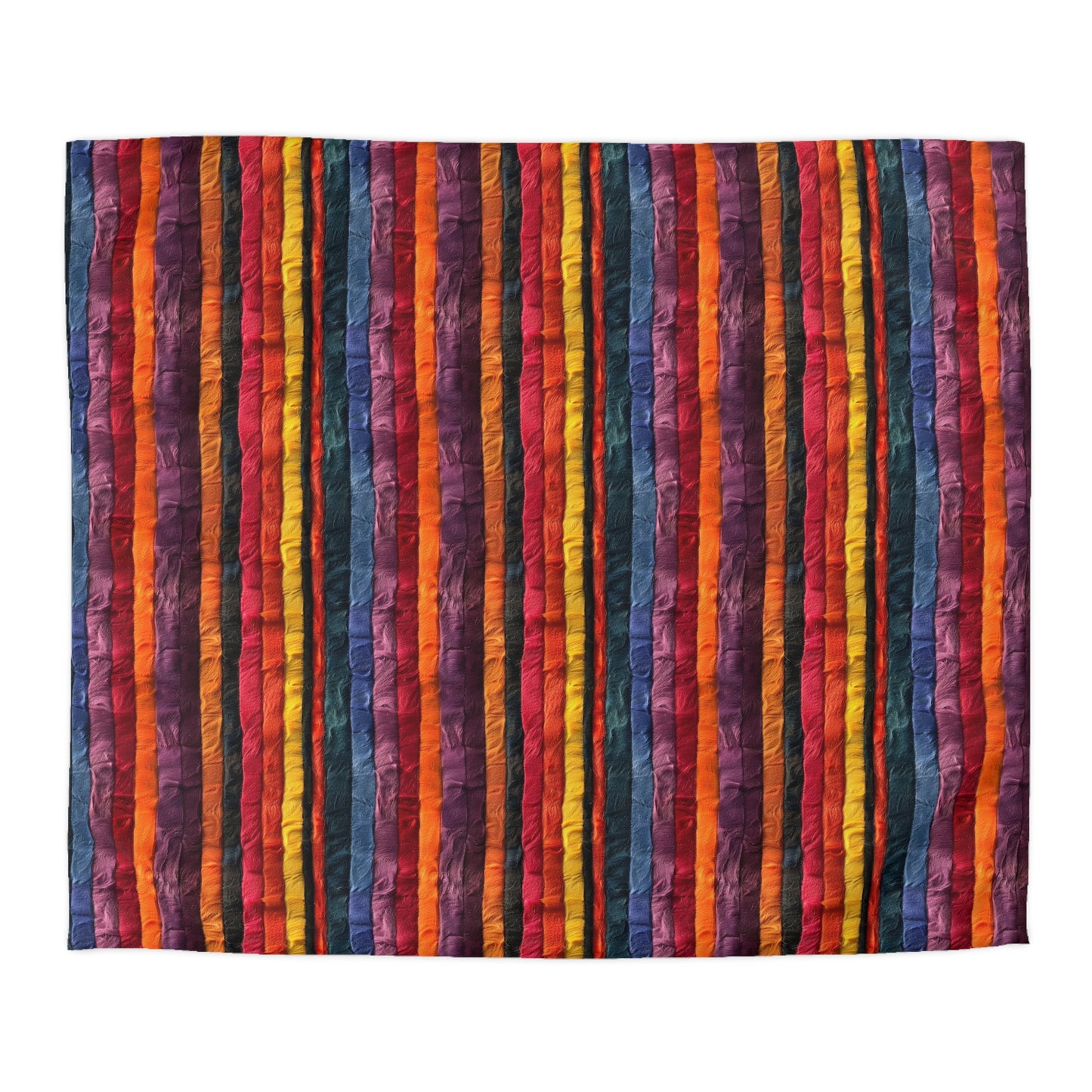 Vertical Vibes Microfiber Duvet Cover