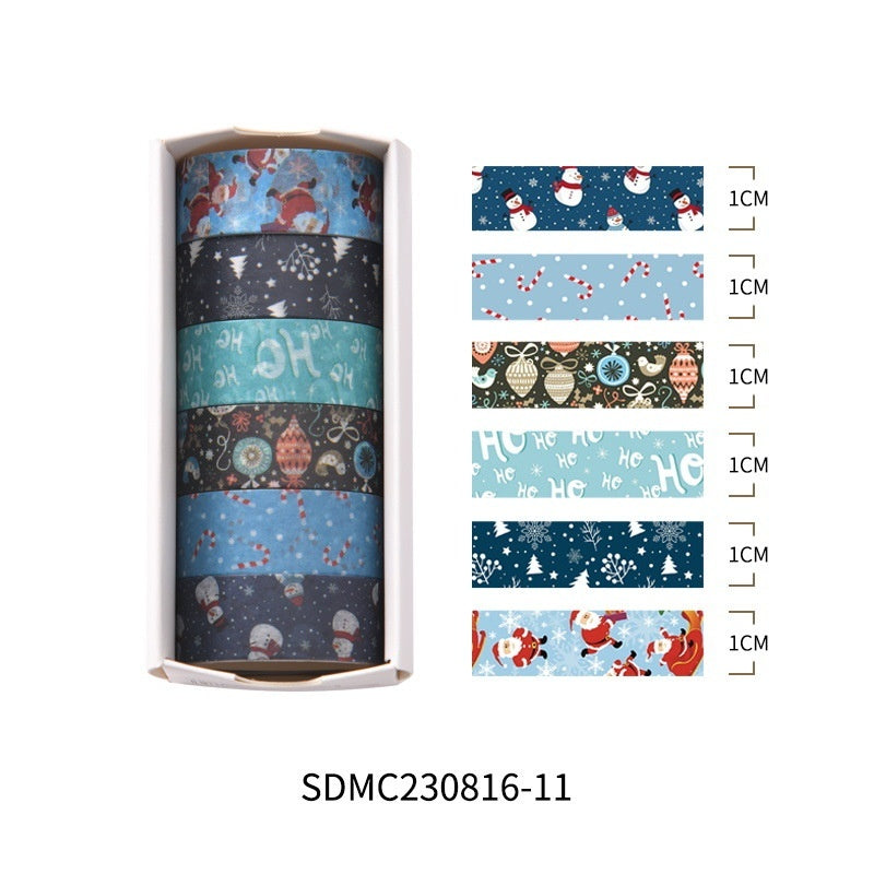 Christmas-Themed Paper Adhesive Tape/Journal Tape