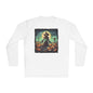 Halloween Scarecrow w/Pumpkins 4 Adult Long Sleeve Tee