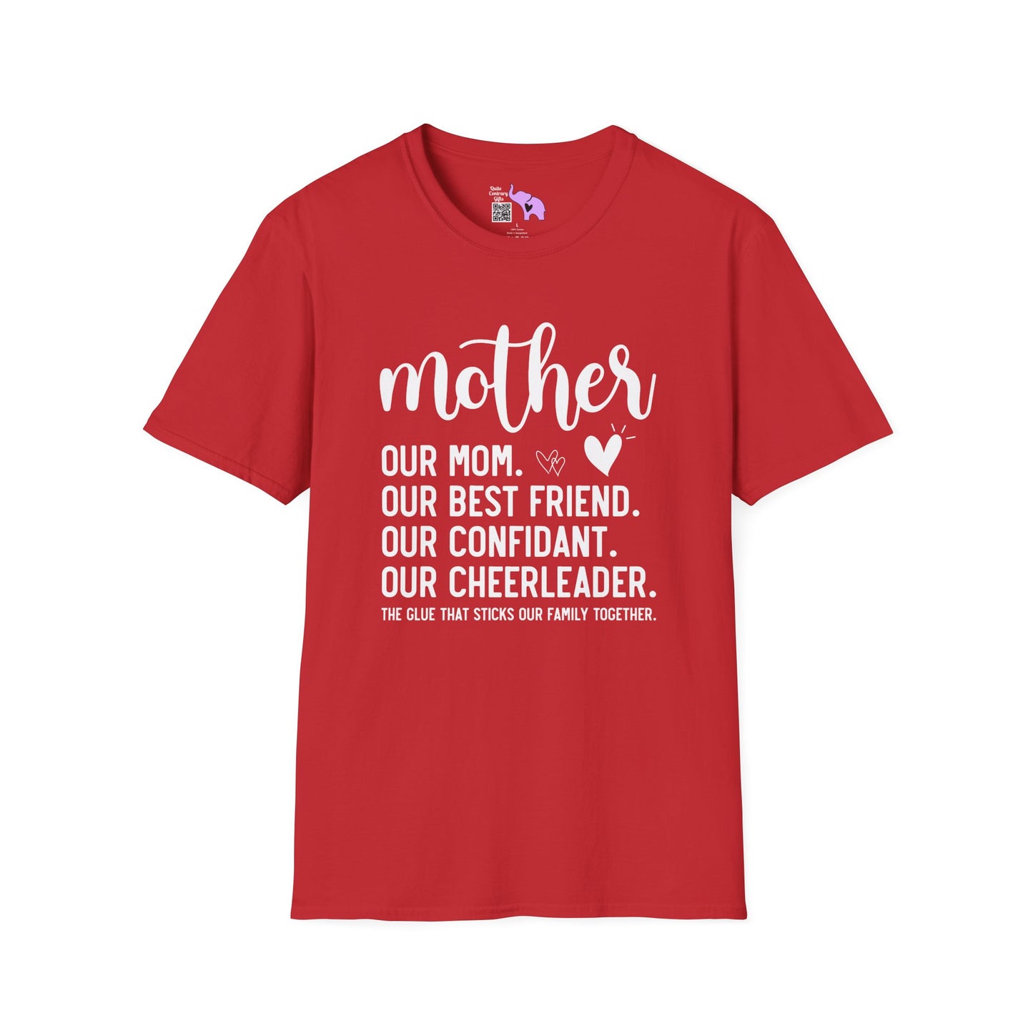 Mother The Glue That Sticks Our Family Together Adult T-shirt