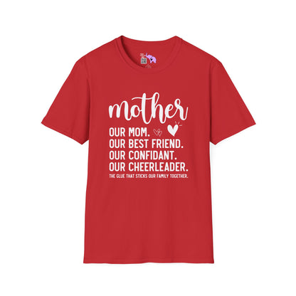 Mother The Glue That Sticks Our Family Together Adult T-shirt