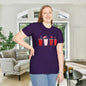 Cute Valentine Tumblers Adult T-shirt