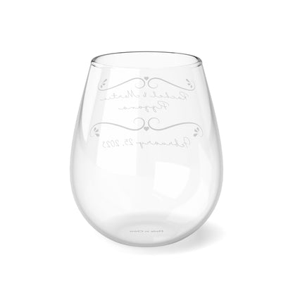 Custom Stemless Wine Glass, 11.75oz