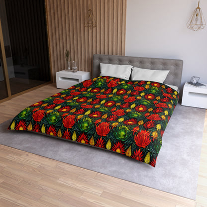 Joyful Burst Microfiber Duvet Cover