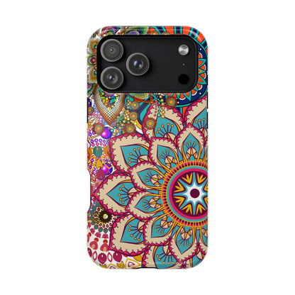 Colorful Mandala MagSafe® Compatible Tough Case for iPhone