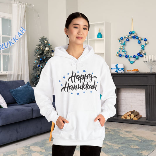 Happy Hanukkah 3 Heavy Blend™ Hooded Sweatshirt