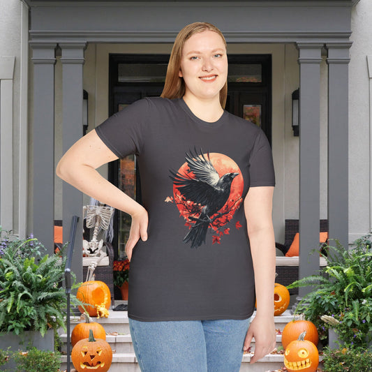 Halloween Crows 3 Adult T-shirt