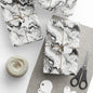 Frost Veil Marble Wrapping Paper