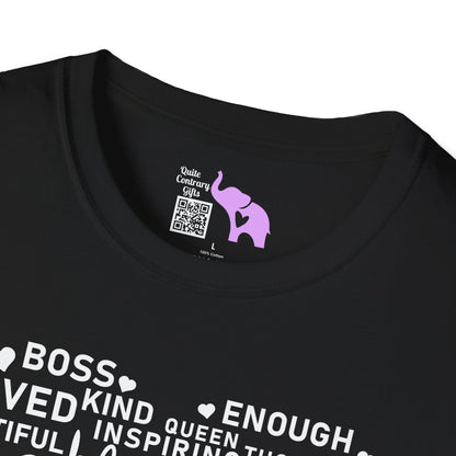 Mom Strong (Heart) Adult T-shirt