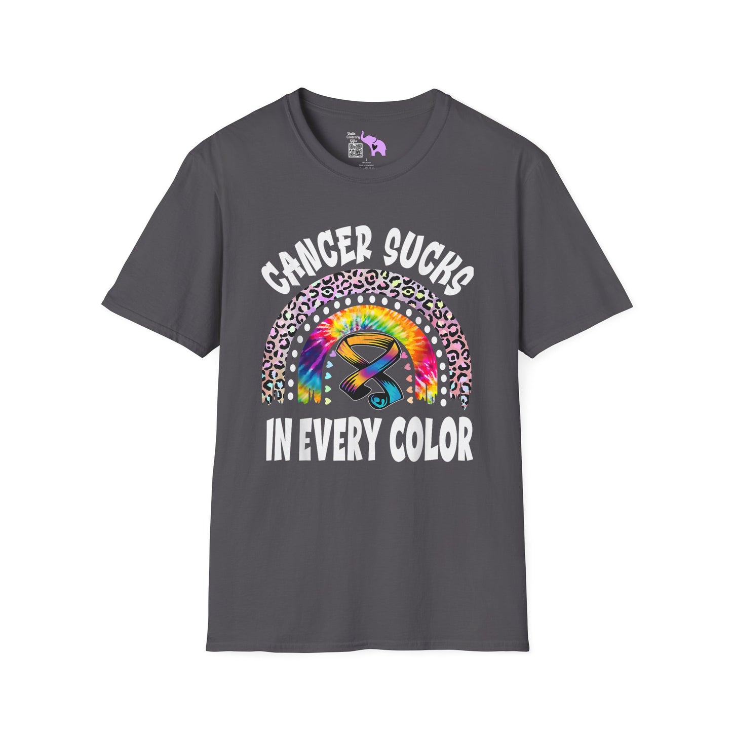 Fight Cancer in All Colors 18 Adult T-shirt