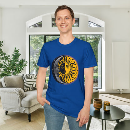 Sun Moon Stars Adult T-shirt