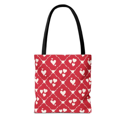 Sweetheart Trellis Canvas Tote Bag