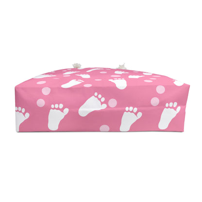 Baby Steps in Pink Weekender Bag