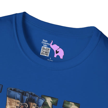 Love My Hero (Military Boots) Adult T-Shirt