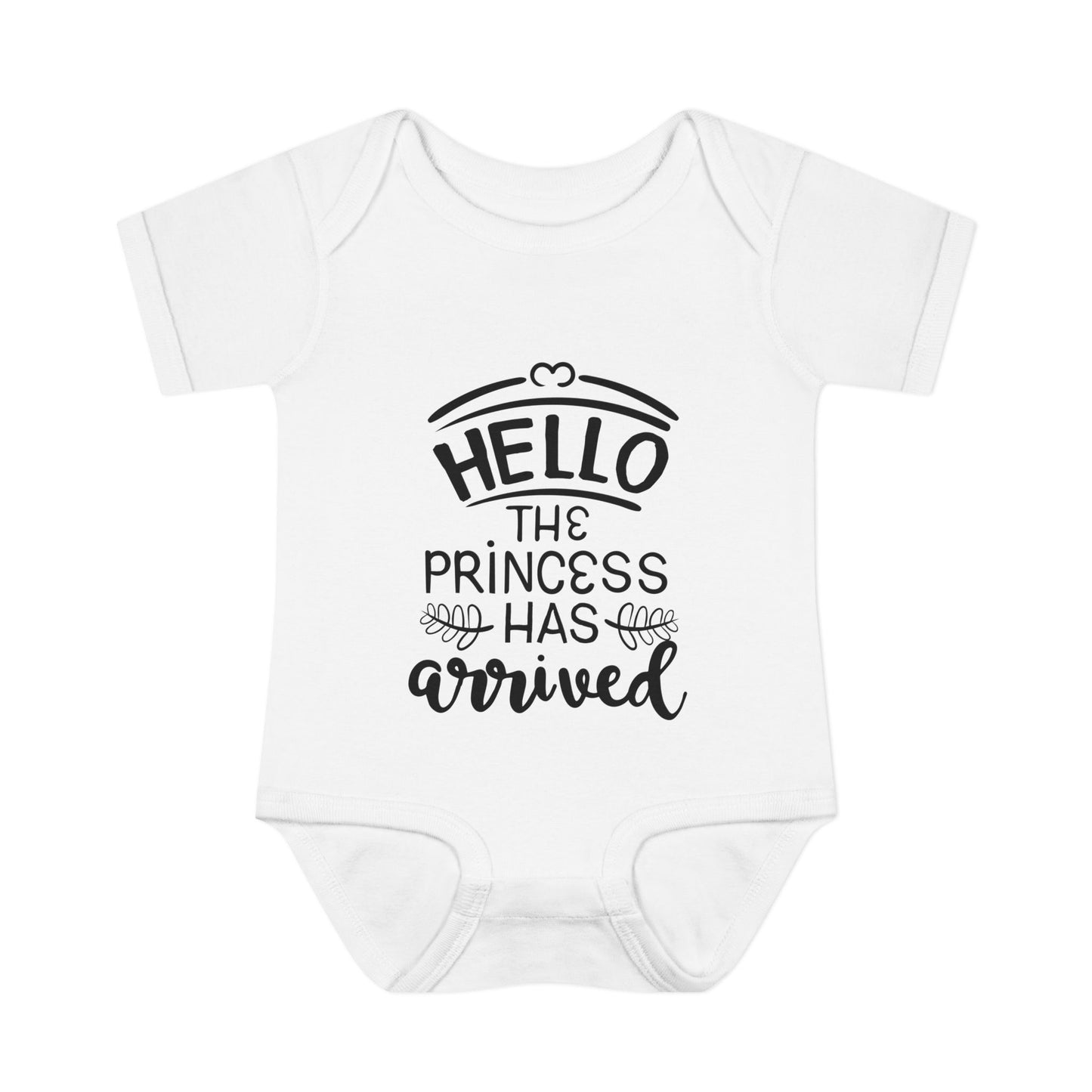 The Princess Has Arrived Infant Baby Rib Bodysuit