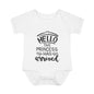 The Princess Has Arrived Infant Baby Rib Bodysuit