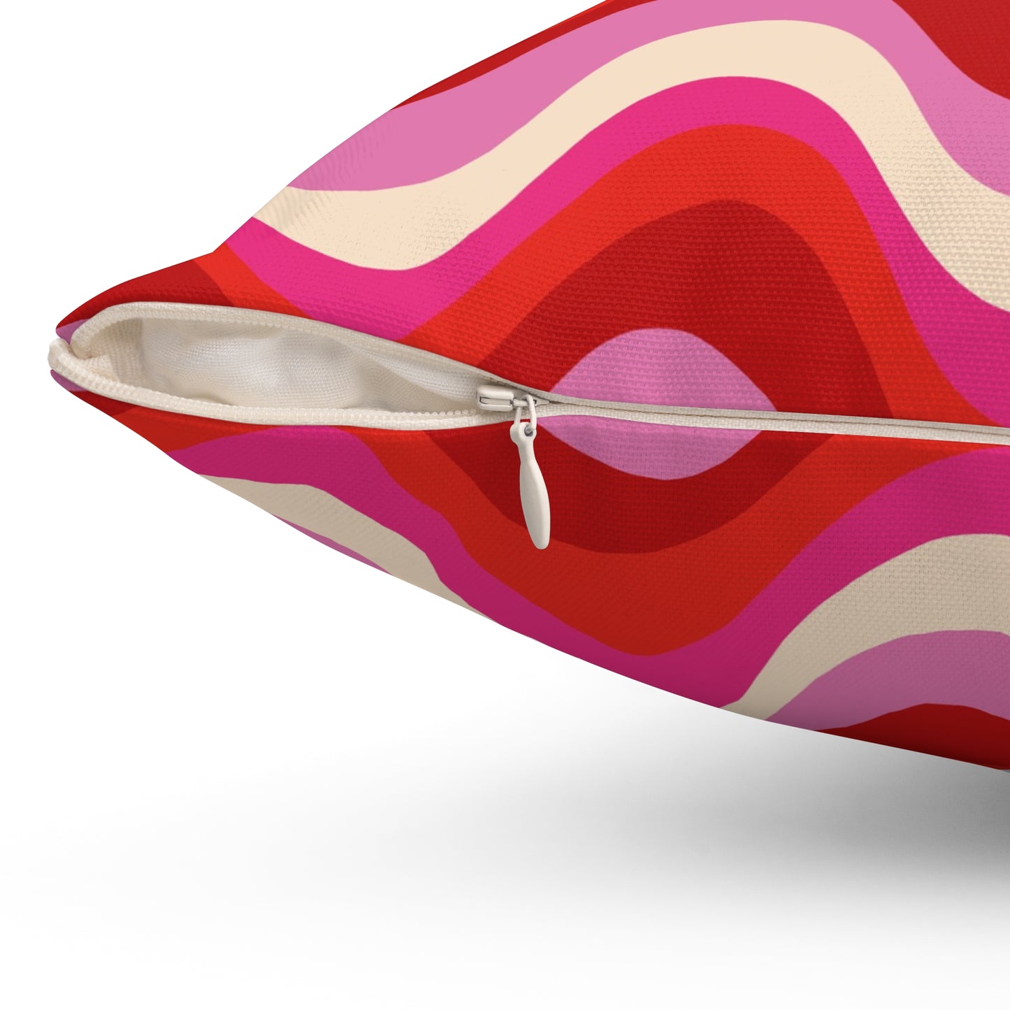Blush Frequency Throw Pillow
