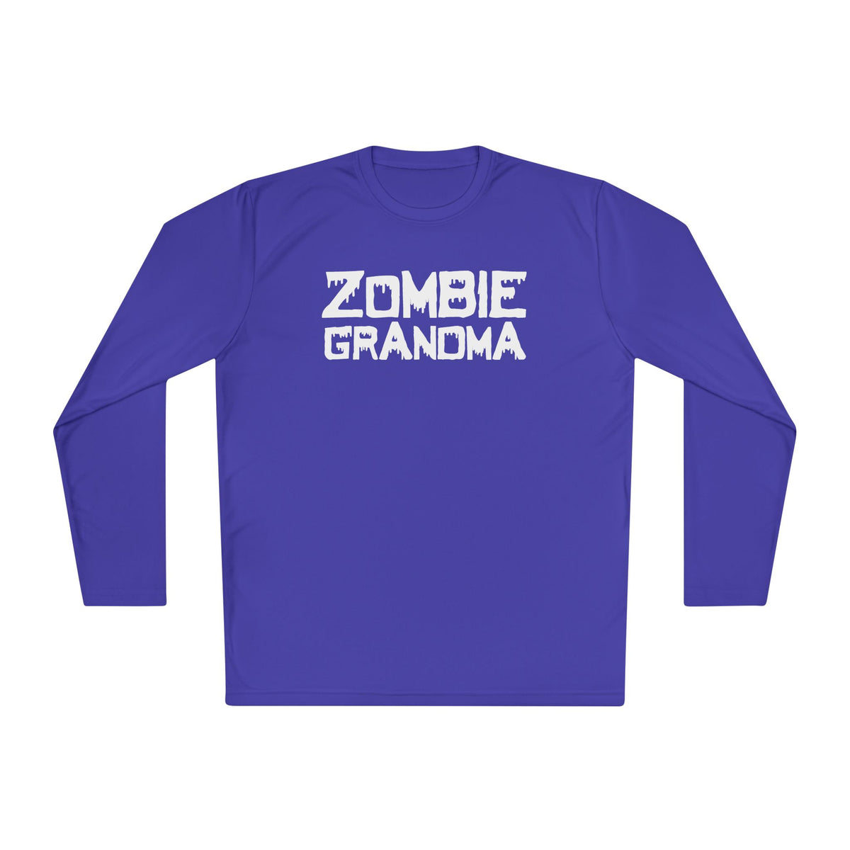 ""Zombie Grandma Adult Long Sleeve Tee