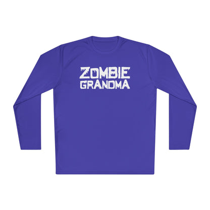""Zombie Grandma Adult Long Sleeve Tee
