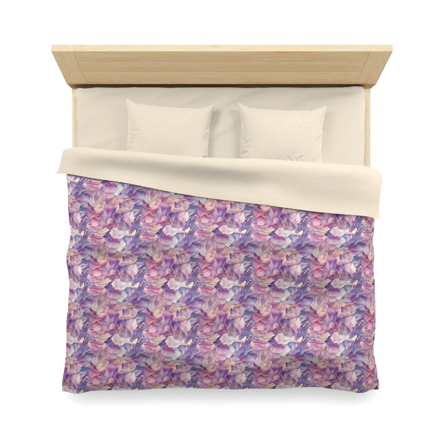 Ethereal Bloomscape Microfiber Duvet Cover