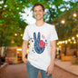 Patriotic Peace Adult T-shirt