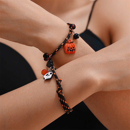 Halloween Charm Magnetic Rope Bracelet