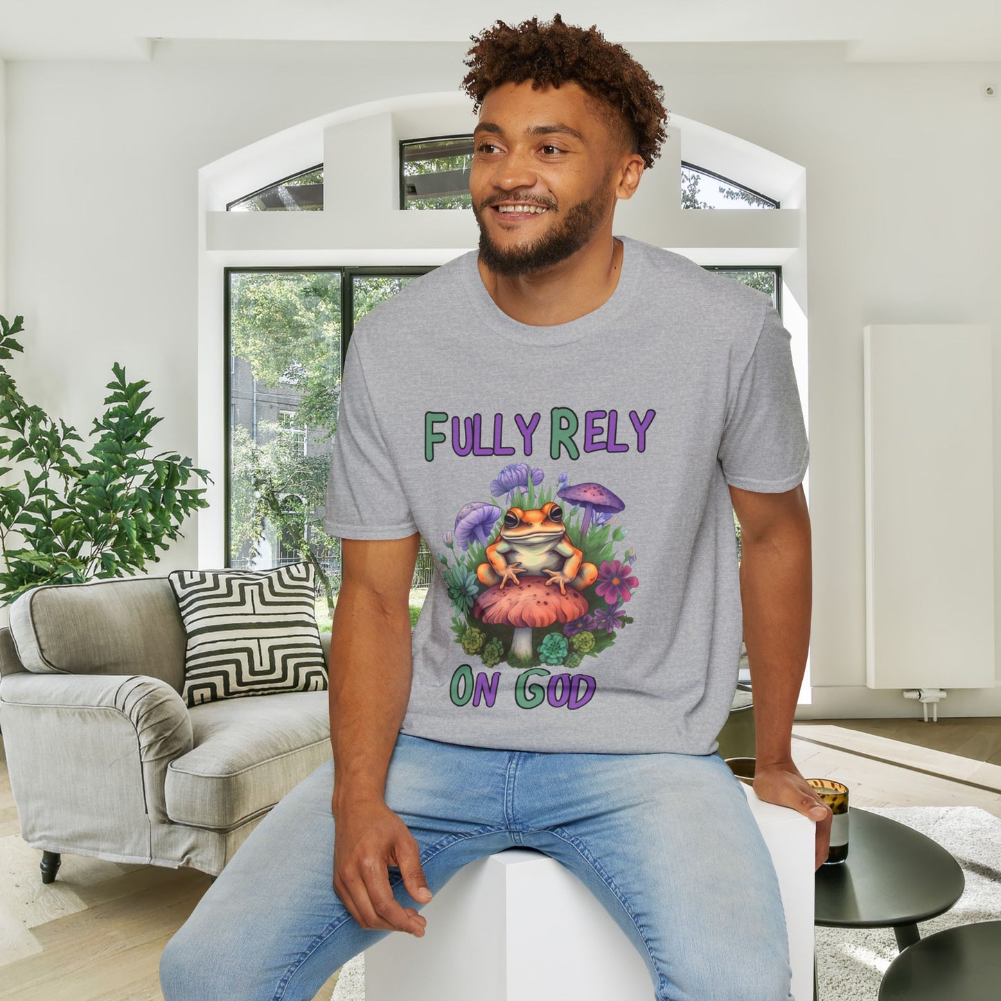 Fully Rely on God FROG Adult T-shirt