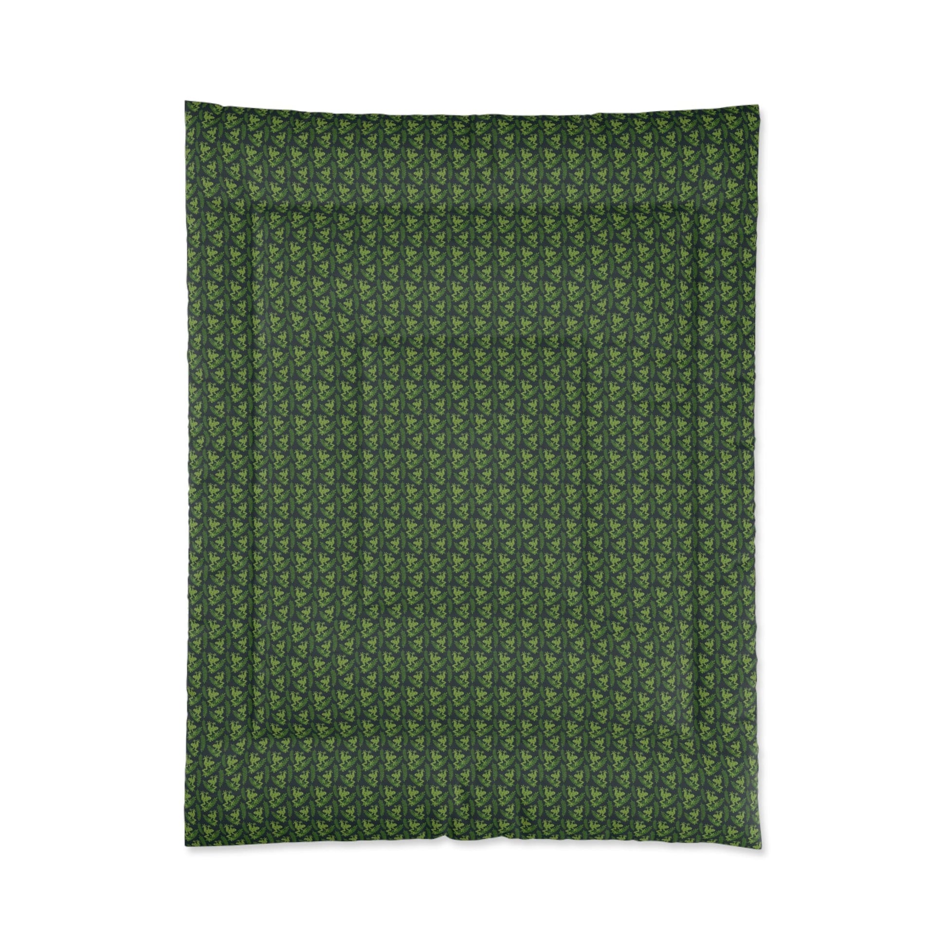 Emerald Canopy Frogs Comforter