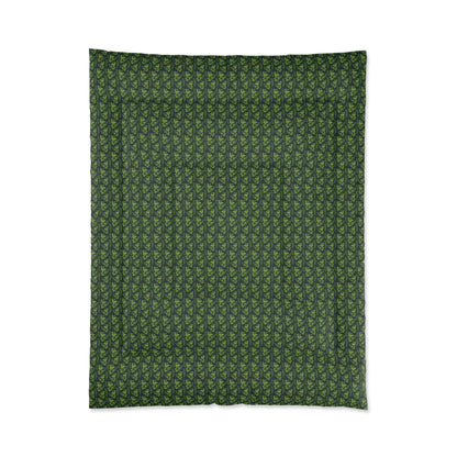 Emerald Canopy Frogs Comforter