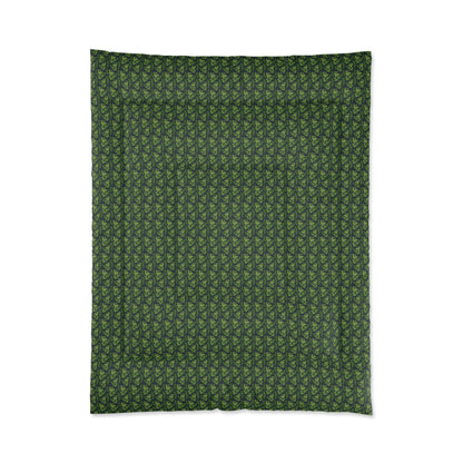 Emerald Canopy Frogs Comforter