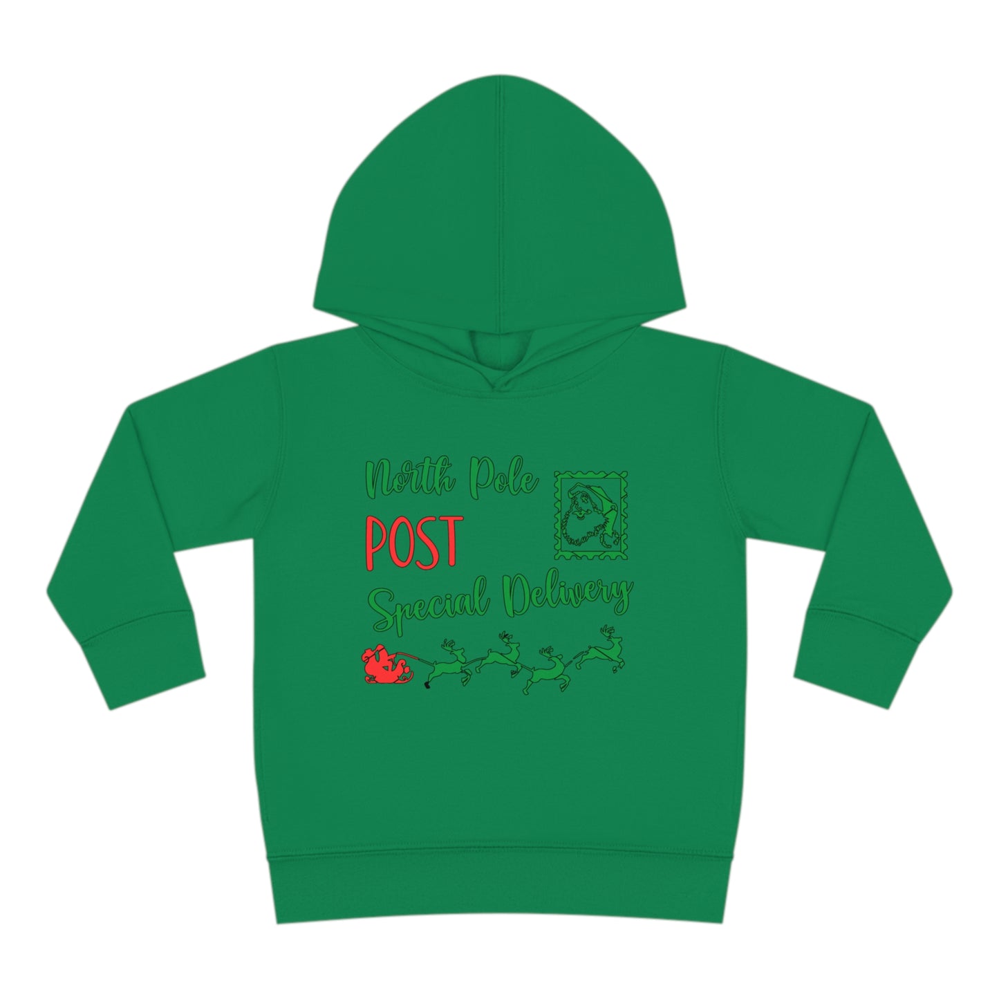 North Pole Post Special Delivery Toddler Pullover Fleece Hoodie