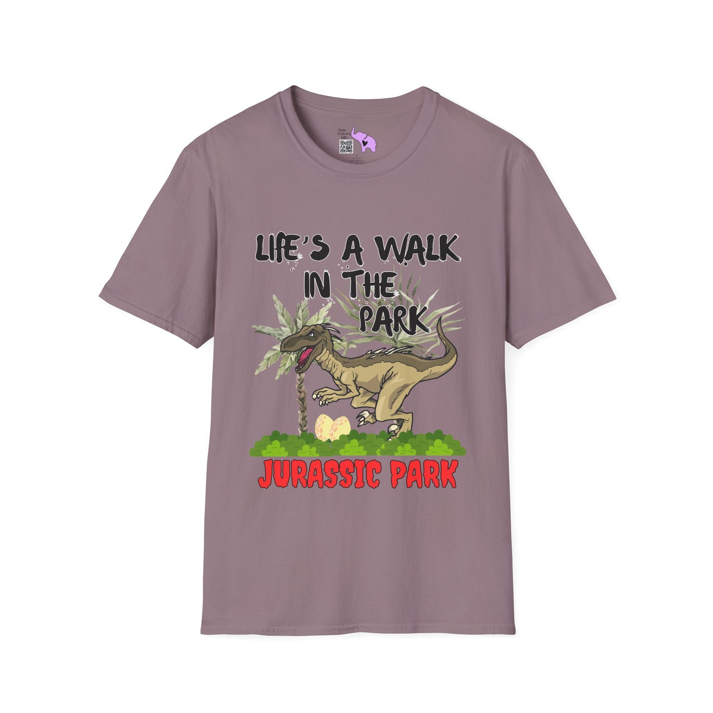 Life's Like A Walk In The Park... Jurassic Park Adult T-shirt