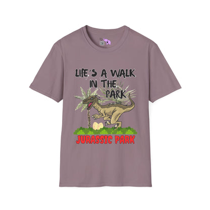 Life's Like A Walk In The Park... Jurassic Park Adult T-shirt