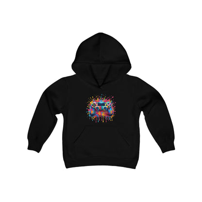 Colorful Game Controller Youth Hoodie