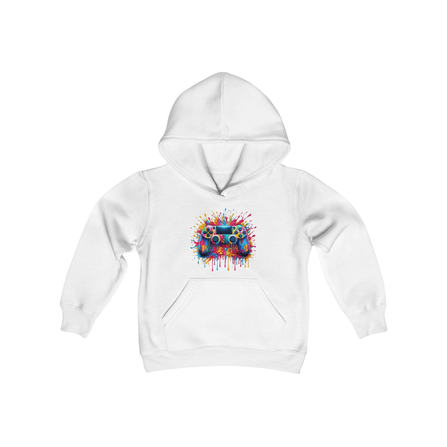 Colorful Game Controller Youth Hoodie