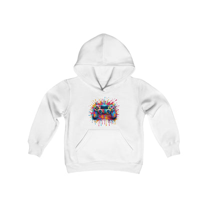 Colorful Game Controller Youth Hoodie