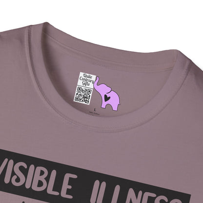 Invisible Illness: Just Because You Can't See It Doesn't Mean It's Not Real Adult T-shirt