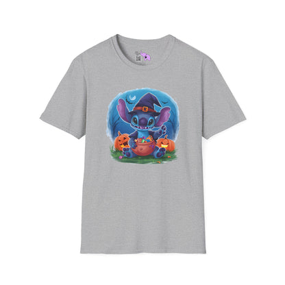 Halloween Stitch Adult T-shirt