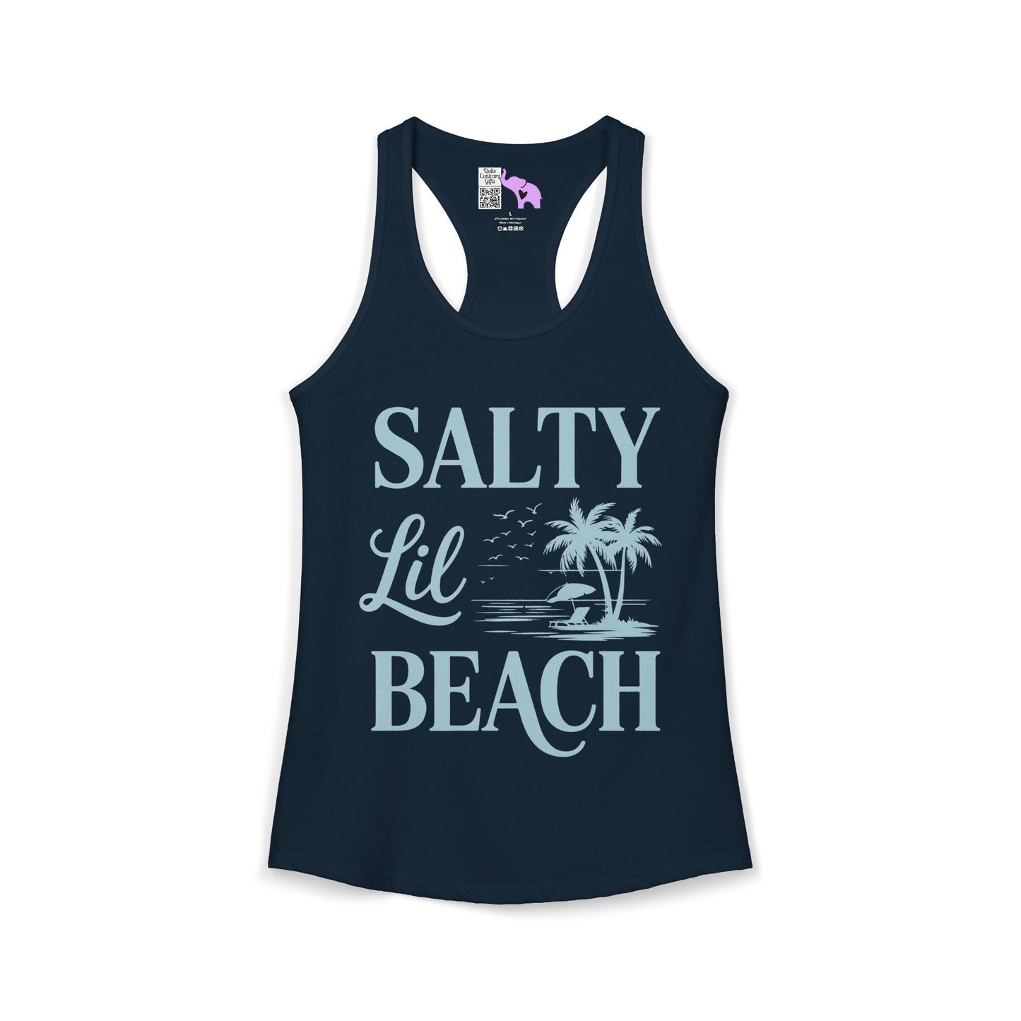 Salty Lil' Beach Women's Ideal Racerback Tank