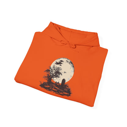 Halloween Spooky Grave Heavy Blend™ Hooded Sweatshirt