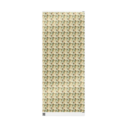 Worn Meadow Daisies Wrapping Paper