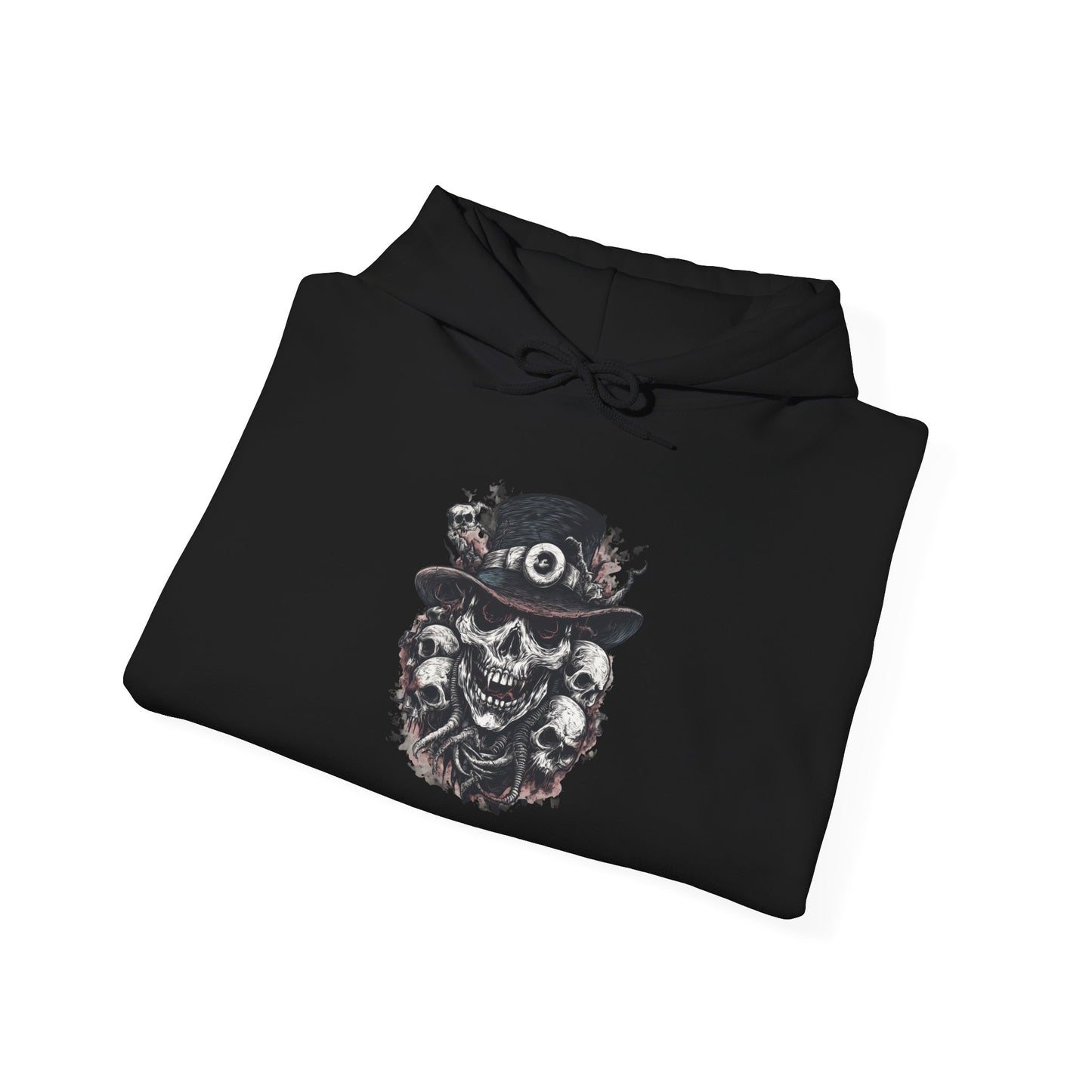Creepy Skulls w/Top Hat Heavy Blend™ Hooded Sweatshirt