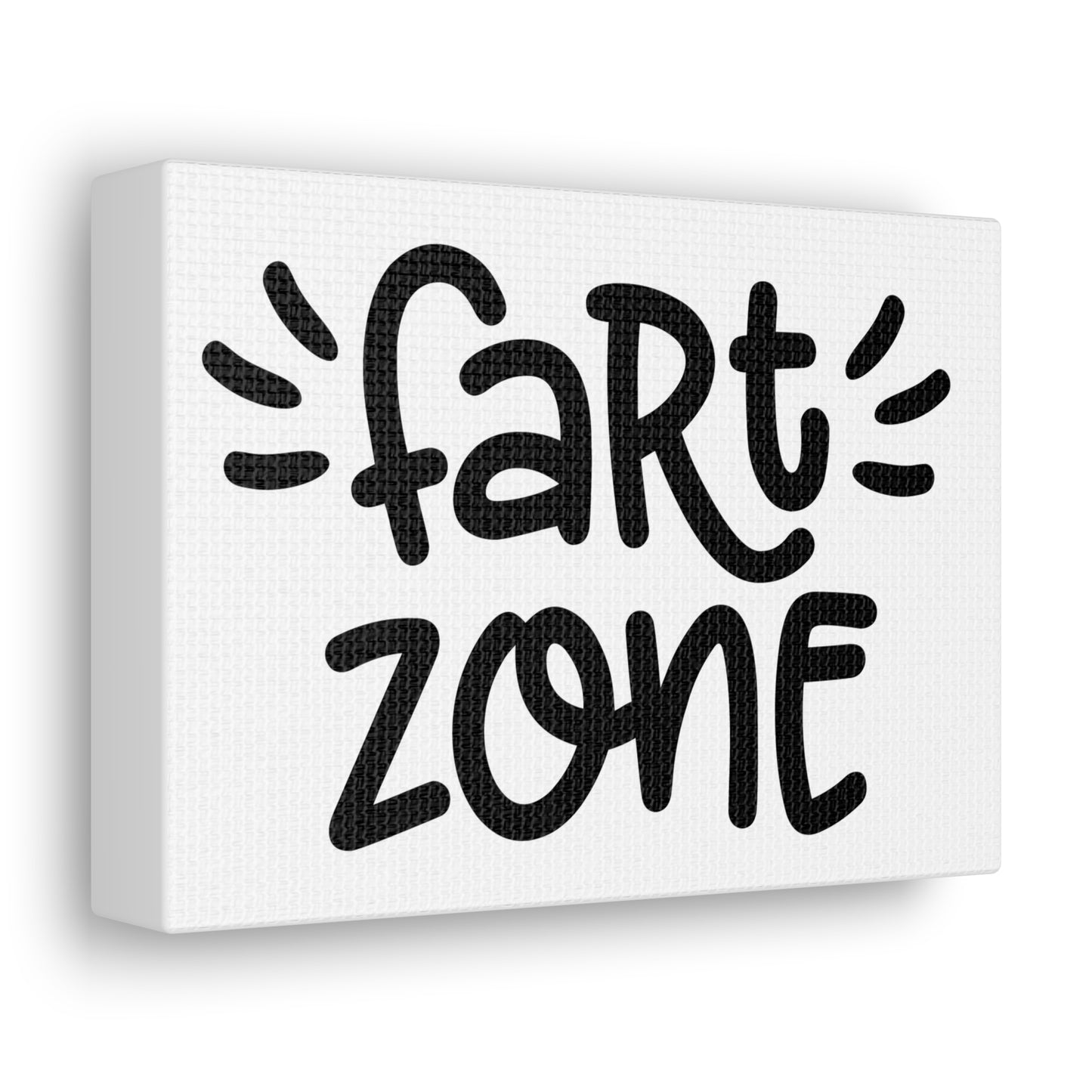 Fart Zone Canvas Horizontal Wraps w/o Frame