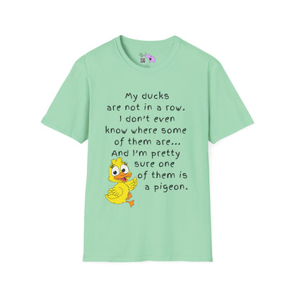 My Ducks Are Not In a Row Adult T-shirt