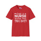Just A Nurse Helping Jesus Save Lives Adult T-shirt
