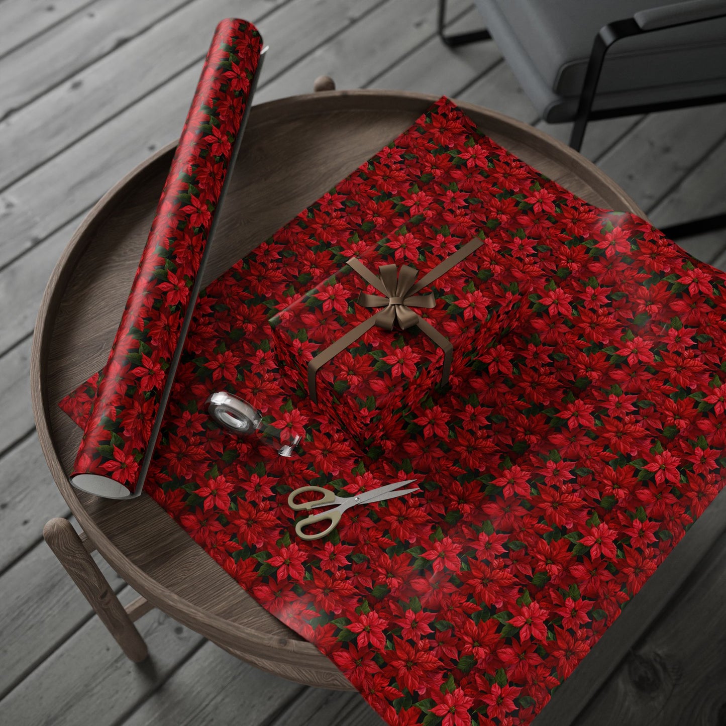 Crimson Noel Wrapping Paper